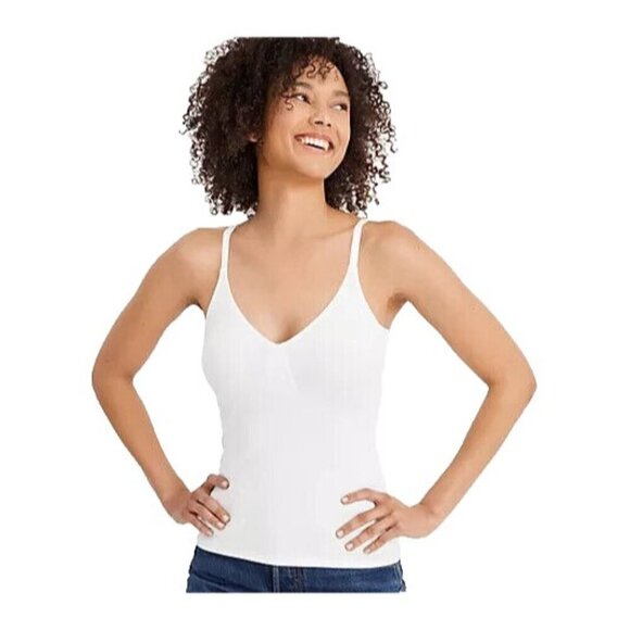 Jockey Skimmies Underarm Smoothing Cami White Large A648726 - Picture 1 of 2